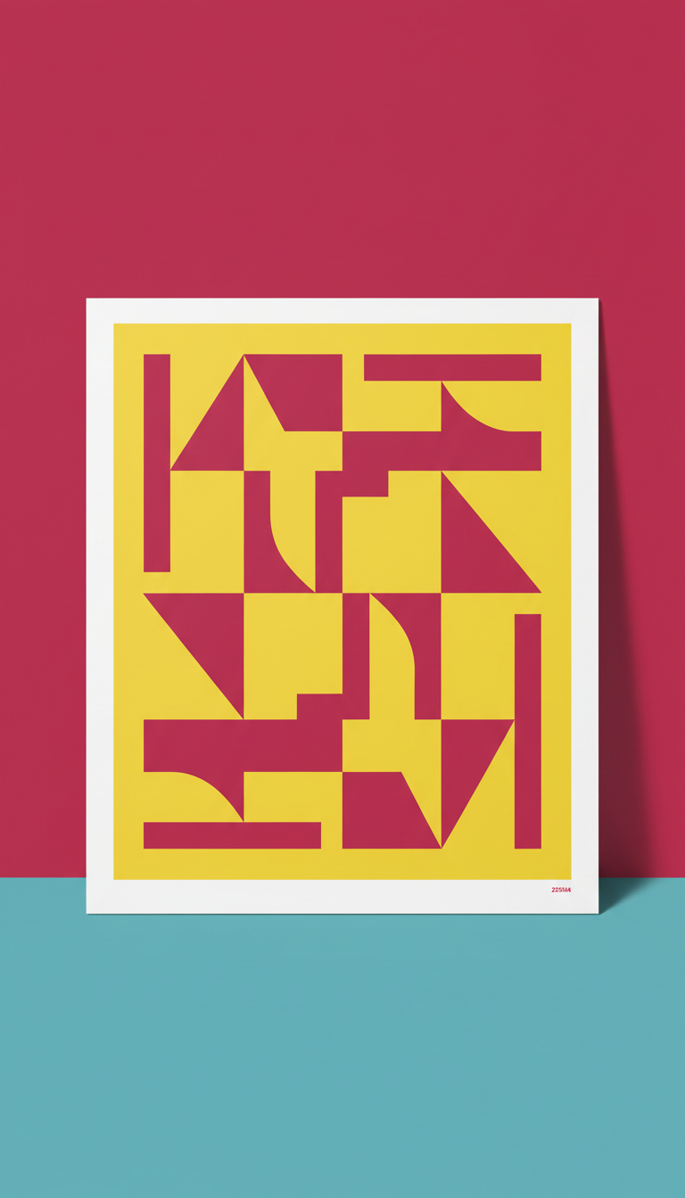 Electric Yellow Graphic Art Print